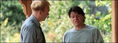 Two men in casual clothes