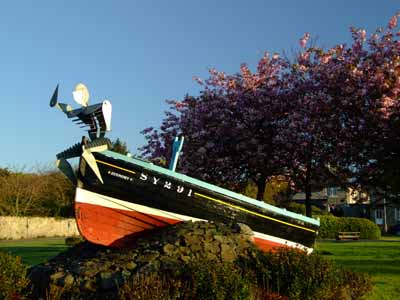 Stornoway artwork opposite the big co-op