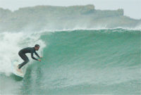 Mark @ Portrush in 2005 - image by Andy Hill
