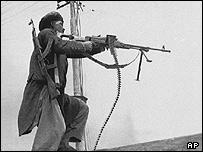 یک جنگجوی مجاهدین، پیش از ورود به کابل