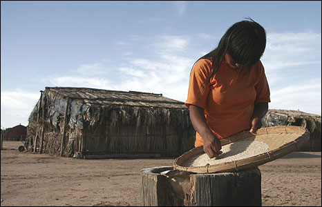 Pirinç ayıklayan kız