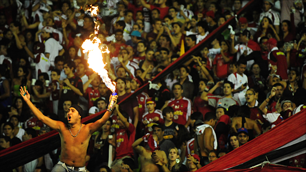 South American football fans