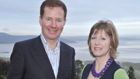 Philippa Pearson and Jonathan Denby