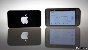 蘋果和三星手機