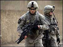 Soldados americanos no Iraque