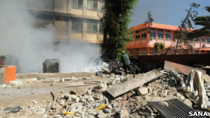 محل انفجار روز سه شنبه