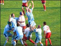 Worcester Warriors win a lineout