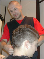 Martin at work.