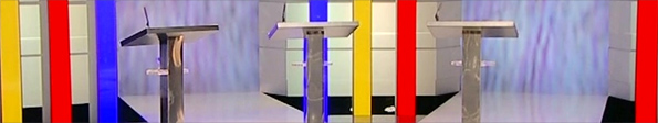Debate podiums