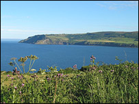 View of the sea, from Ravenscar