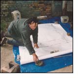 Steve Turner at work