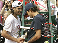 راجر فدرر و رافائل نادال