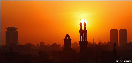 Amanecer en El Cairo