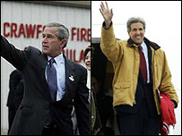 Bush e Kerry