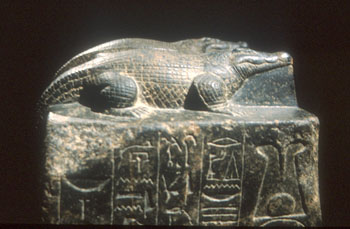 Statue of a crocodile