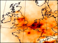Com a ajuda de satélite, mapas holandeses localizar cidades poluídas