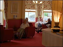 Reception at the house