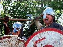 Viking re-enactors at Tolkien Weekend