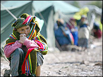 Muž, který při zemětřesení přišel o střechu nad hlavou
