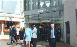Warwick Arts Centre main entrance 