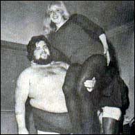 Mitzi Mueller with Klondyke Mike