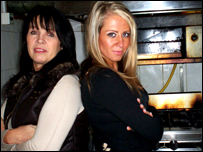 Sandy Morgan and Laura Kelly.