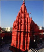 The Varanassi Hindu temple in India 