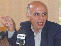 اشرف غنی احمدزی، رييس دانشگاه کابل