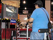 Usuário jogando com o Kilowatt