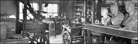 James Watt's workshop, as photographed in 1924