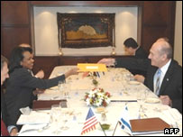 رایس و اولمرت