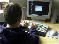 儿童使用电脑