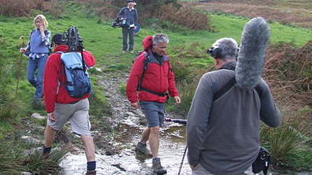 The glamorous life of a weather presenter! 