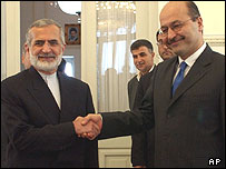 برهام صالح در زمان تصدی مقام معاونت نخست وزير عراق و کمال خرازی