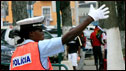 Angola traffic cop