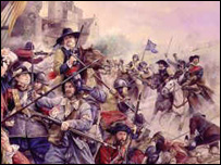 Tranh vẽ cảnh nội chiến Anh