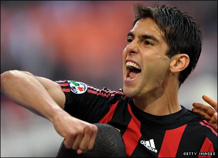 kaka is being chased by Manchester City