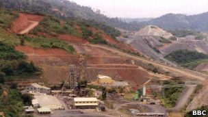 加纳阿散蒂省的金矿