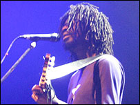 Seu Jorge on stage at DMH
