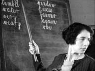 teacher in classroom