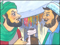 سمندر و آدم خان