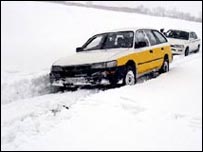 Reshje dëbore në Shqipëri (Arkiv)