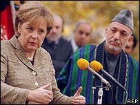 Merkel ve Karzai