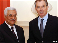 Mahmud Abbas ve Tony Blair
