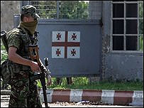 Soldado russo na Geórgia