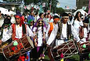 Mela drummers