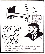 Pirate BBC Essex postcard