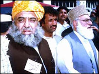 قاضی حسین احمد، فضل الرحمن