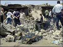 Felluce'de saldırının yapıldığı bölge