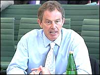 O primeiro-ministro britânico, Tony Blair